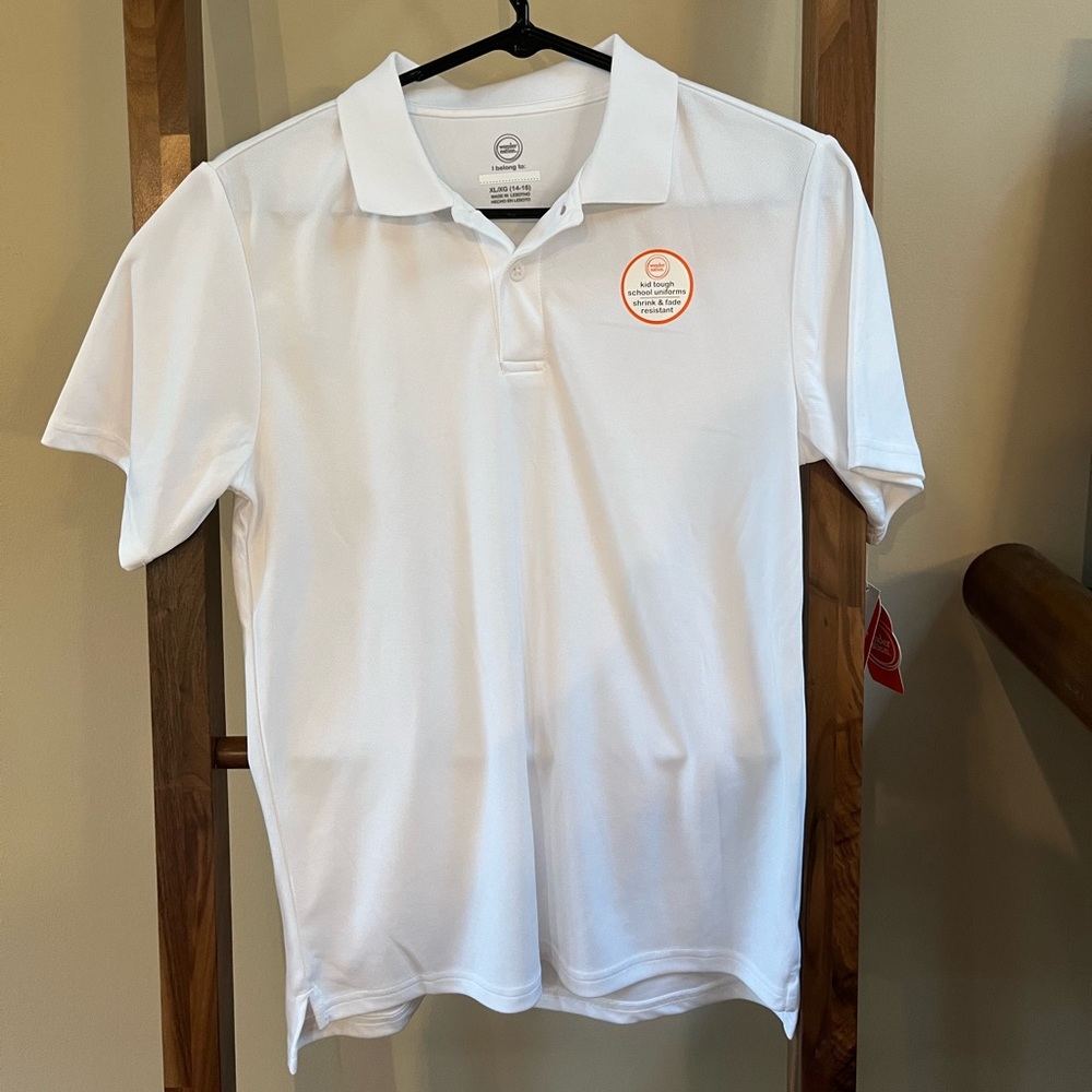 NWT - Kids Polo - White